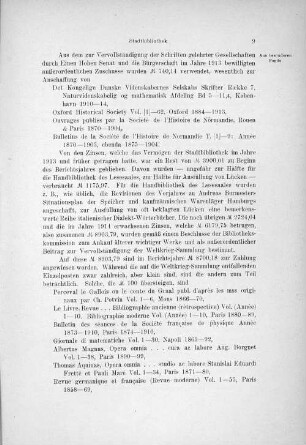 Aus besonderen Fonds
