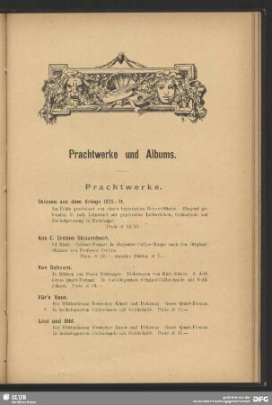 Prachtwerke und Albums