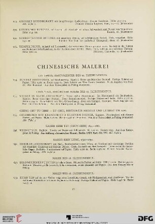 Chinesische Malerei (Nr. 633-639)