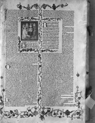 Dekretalen Gregor IX., fol. 1