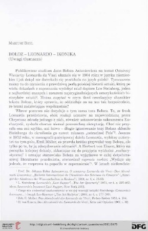 24: Bołoz - Leonardo - Ikonika : (uwagi tłumacza)