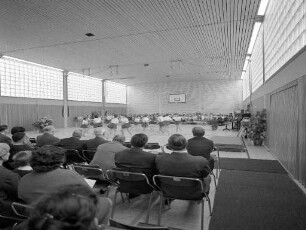 Einweihung der neuen Turnhalle für die Waldschule im Weiherfeld.