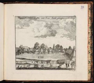 34 Prospect der Haller Wissen mit dem Stahl schiessen in Nürnberg. - Hallerwiese, Nürnberg