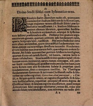 Diss. theol. de studii biblici cum systematico connexione, huiusque divina origine