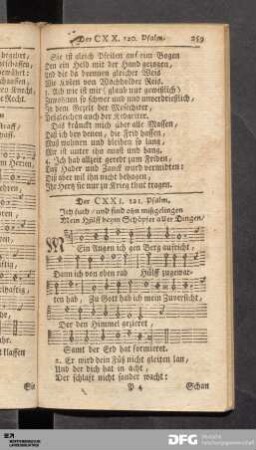 Der CXXI. 121. Psalm bis Der CXXX. 130. Psalm