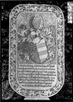 Burg Hohenzollern Epitaph