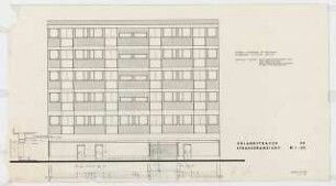Wohnhäuser Uhlandstraße 39 / Lietzenburger Straße 40, Berlin-Wilmersdorf: Ansicht 1:50