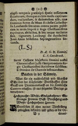 Baaden in der Schweitz.