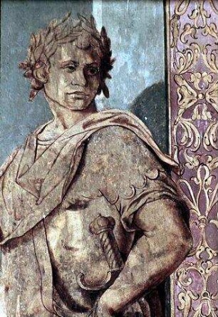 Statuen der zwölf römischen Kaiser von Julius Cäsar bis Domitian (Sockelinschriften zerstört)