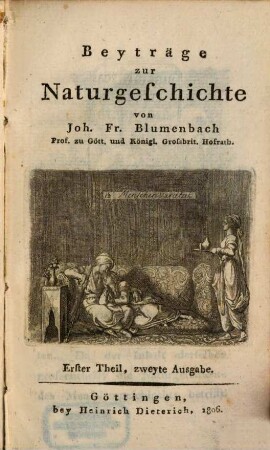 Beyträge zur Naturgeschichte, 1