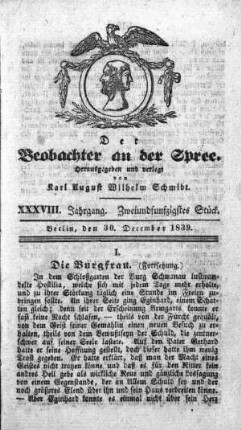 52. Stueck, 30. Dezember 1839