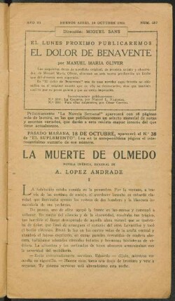 1922006257: La muerte de Olmedo