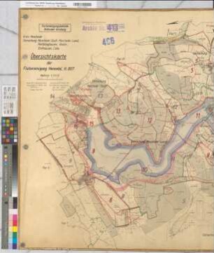 Meschede, Stadt (Meschede), Meschede, Land (Meschede), Remblinghausen (Meschede), Reiste (Eslohe), Enkhausen (Meschede), Calle (Meschede), Flurbereinigung Hennetal, Übersichtskarte