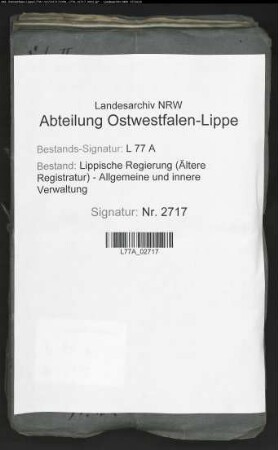 Anstellung der Rendanten der Militärkasse (Kriegssteuerkasse), Bd. 2