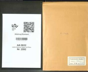 Polizeiberichte des Kantons Uerdingen (Kempen) (Verwalter Emans, Sitz: Kempen)