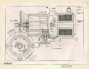 Elektronenmikroskop Zusammenbau, Bild 35; Foto 1954