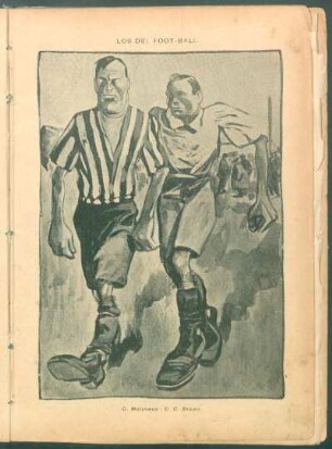 Los de foot-ball - G. Molyneux, C. C. Brown - [Caricatura]