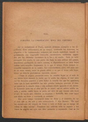 VIII. Paraíso: la coronación; Rosa del Empíreo