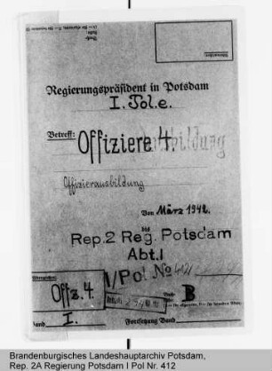 Offiziersausbildung