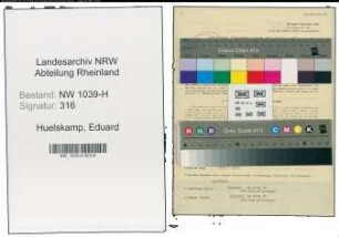 Entnazifizierung Eduard Huelskamp , geb. 13.08.1897 (Kaufmann)
