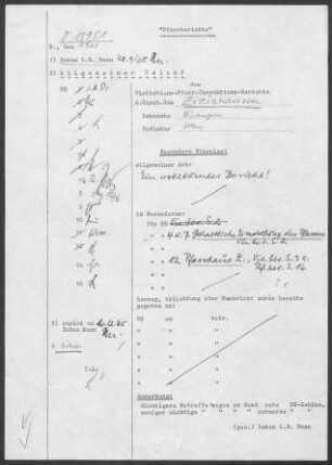 Zizishausen: Visitationsbericht mit Pfarrbericht 1965
