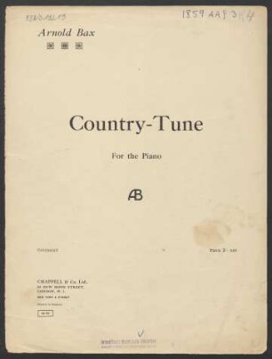 Country-tune : for the piano