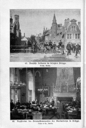 45. Deutsche Soldaten in besetzten Brügge.