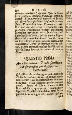 390-403, Quaestio Prima