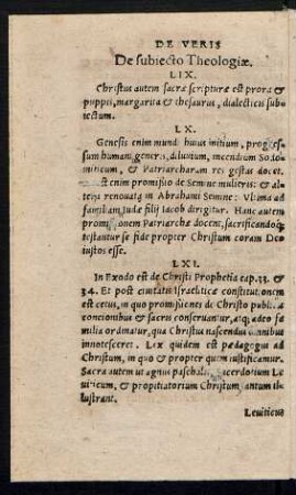 De subiecto Theologiae.