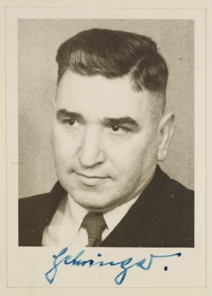 Gehringer, Fördermaschinist