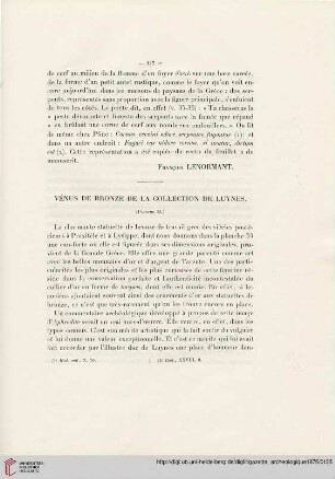 Vénus de bronze de la collection de Luynes