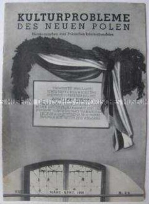 Deutschsprachige Monatszeitschrift des Polnischen Informationsbüros u.a. zum Tod von Boleslaw Bierut