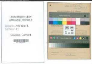 Entnazifizierung Gerhard Esseling , geb. 19.11.1897 (Landwirt)