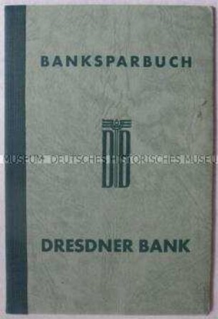 Sparbuch der Dresdner Bank