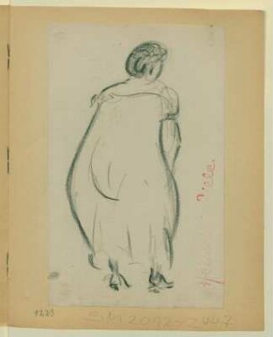 Frau, Rückenansicht