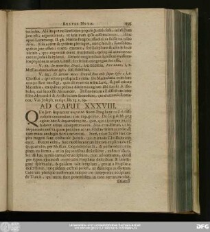 Ad Caput XXXVIII.