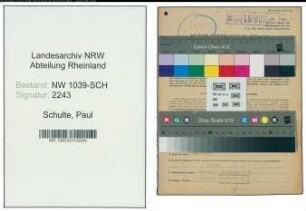 Entnazifizierung Paul Schulte , geb. 21.09.1919 (Amtsangestellter)