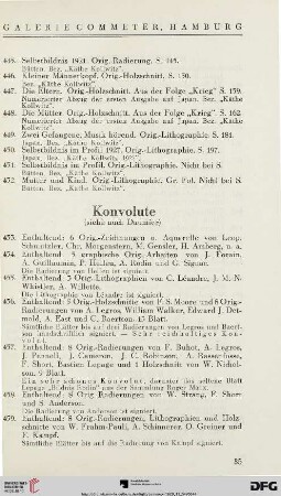 Konvolute (Nr. 453-682)