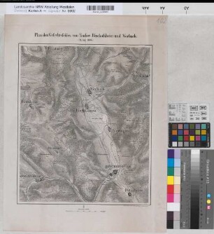 Tauberbischofsheim (Tauberbischofsheim) Werbach (Tauberbischofsheim) Gefechtsfeld vom 24. Juli 1866 nach 1866 1 : 25 000 39,5 x 33 Druck: Königliche Staatsdruckerei Regierung Arnsberg
