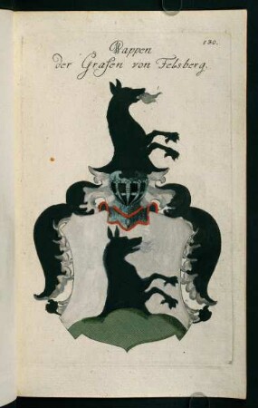 130r-130v, 130. Wappen der Grafen von Felsberg