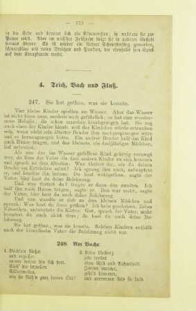 4. Teich, Bach und Fluß.