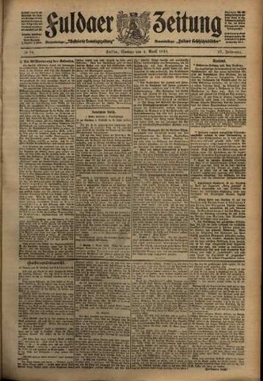 Ausgabe vom Montag, den 04. April 1910.