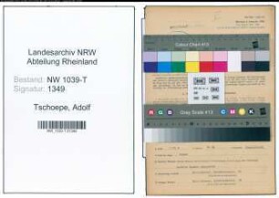 Entnazifizierung Adolf Tschoepe , geb. 05.08.1898 (Schlosser)