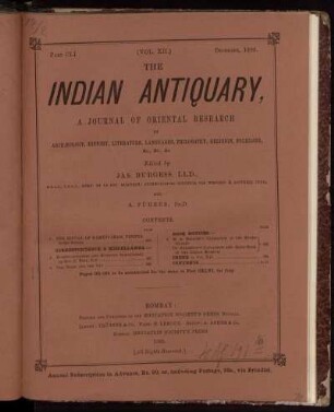 Part CLI... December, 1883.