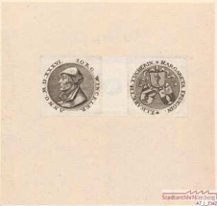 Medaille auf Jorg (= Georg II.) Winckler