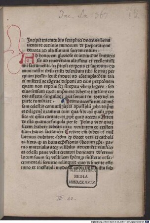 De praeparatione ad missam