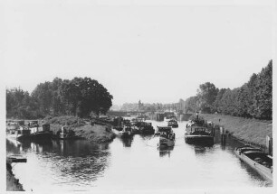 Kanalausbau Meppen-Teglingen, Einmündung der Hase
