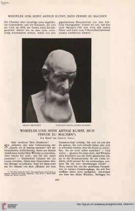 24: Whistler und seine artige Kunst, sich Feinde zu machen