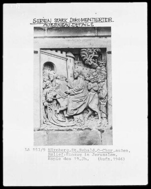 Relief: Einzug in Jerusalem