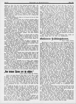 Gefiederte Frühlingsboten / D. Büsing